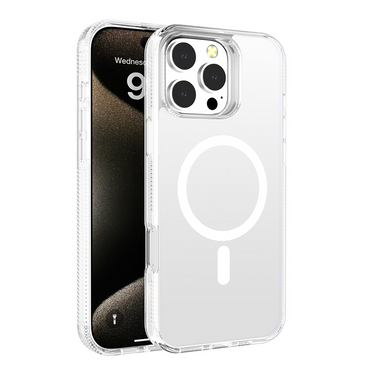 iPhone 16 Plus Soft Shockproof Case Cover: MagSafe Compatibility, Tough Build, Scratch-Resistant, Camera Lens & Screen Guard